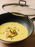 Smoke Chicken in Creamy Turmeric Fernshoot Gravy by Dato’ Fazley Yaakob