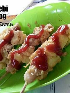 Foto resep Dokkebi Hotdog street food korea selatan