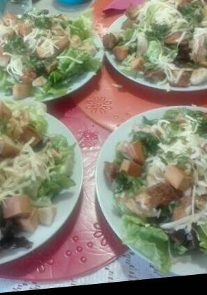 Una foto de Ensalada cesar