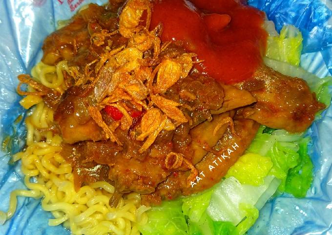 Mie ayam ala rumahan