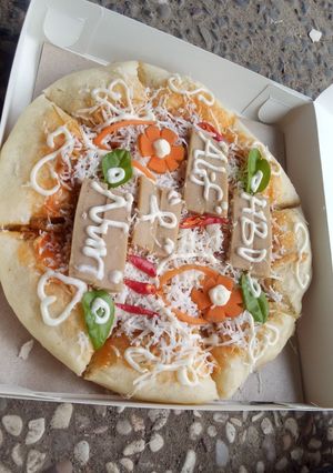 Foto resep Pizza ulang tahun