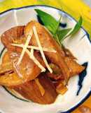 Chuối xanh kho riềng và chao