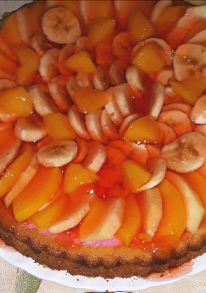Gyümölcstorta (gluténmentesen) recept fotója