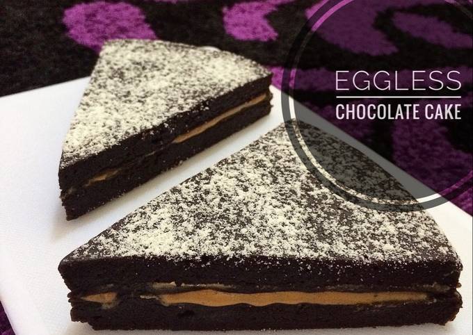 Bolu Kukus Coklat Tanpa Telur (Eggless Chocolate Cake)