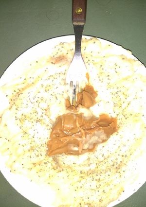 Una foto de Banana pisada con dulce de leche especial 🐰 vegetariana 🐿️