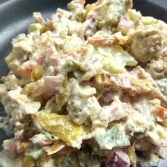A picture of Grilled chicken salad.