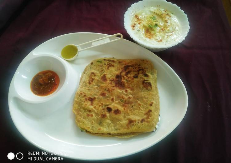 Easiest Way to Make Speedy दही के परांठे