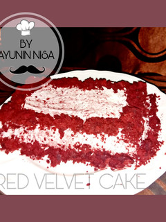 Foto resep Red velvet cake/kue ulang tahun/kue tart