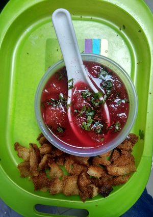 A picture of Veg Tomato soup(Winter Special).
