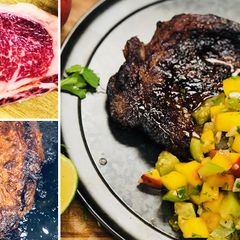 A picture of Honey Habanero Spiced Wagyu Beef Ribeye Steak.