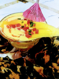 A picture of Mango milkshake.