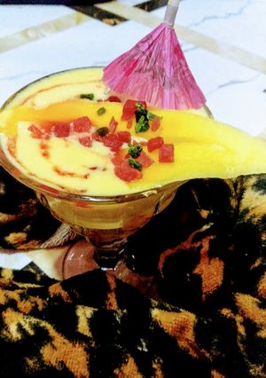 A picture of Mango milkshake.
