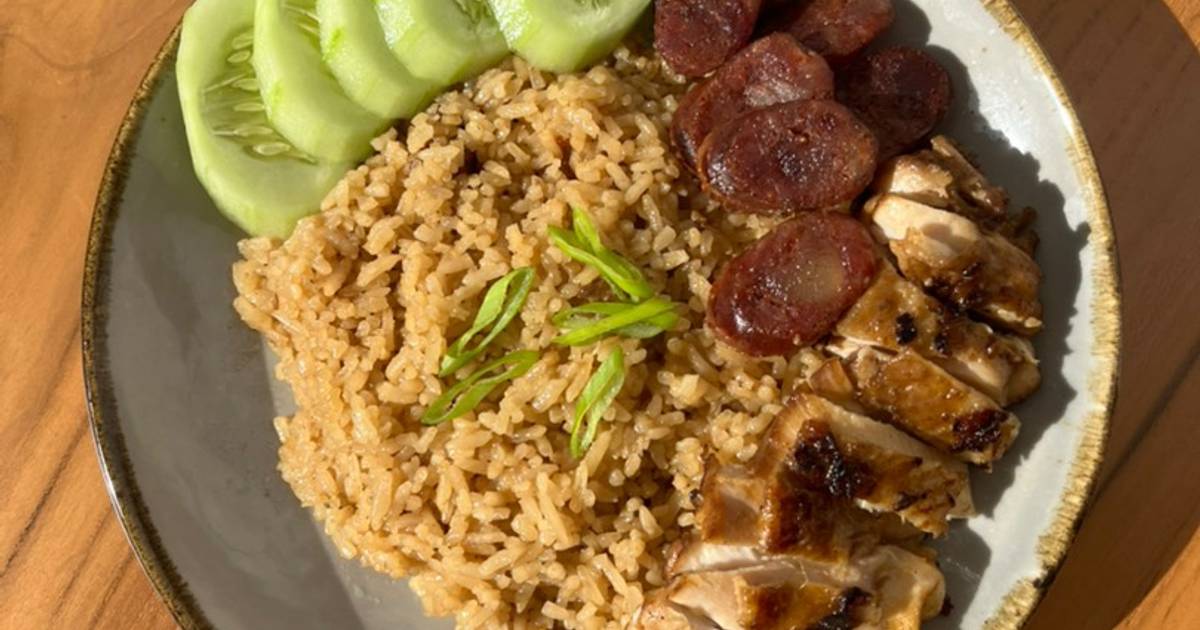 Resep Claypot chicken rice / nasi ayam rice cooker oleh Giovanni Euodia ...
