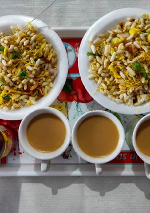 A picture of Bhelpuri/parmal/murmure.