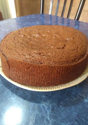 Una foto de Bizcochuelo de chocolate sin batidora