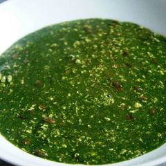 A picture of Hot ewedu soup.
