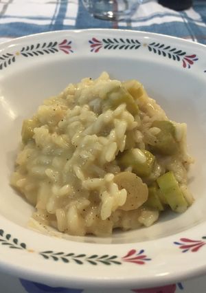 Foto de Risotto com aspargos