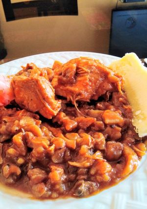 Una foto de Carapulcra de pollo