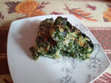 Budín de acelgas y queso