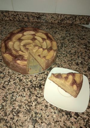 Una foto de Bizcocho de manzana