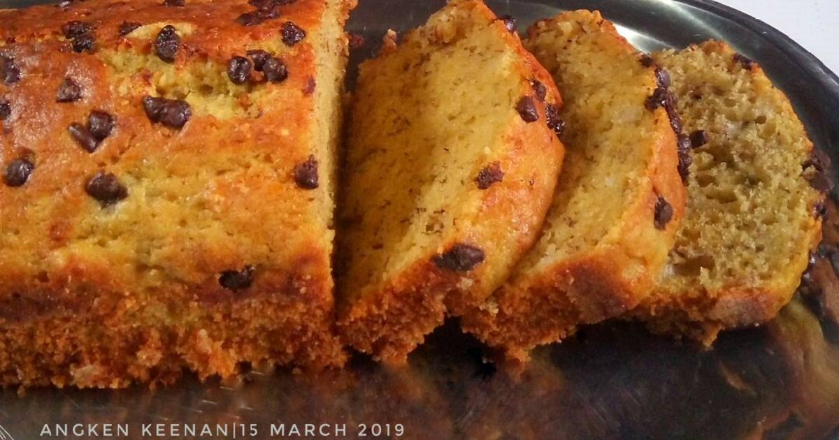 Resep Fluffy Banana Cake (1 egg, no mixer, one bowl) oleh Angken Keenan