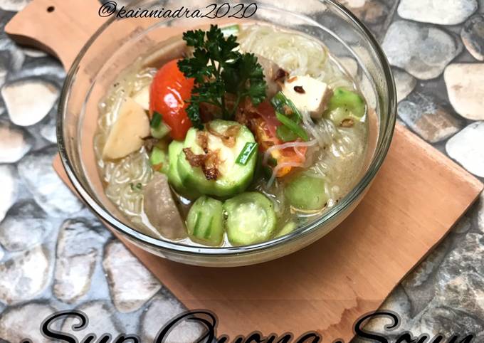 Resep: Sup Oyong Soun Farah Quinn