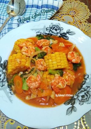 Foto resep Udang Saos Padang