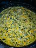 Rajas poblanas con queso y nata
