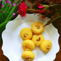 A picture of Instant Kesar Peda.