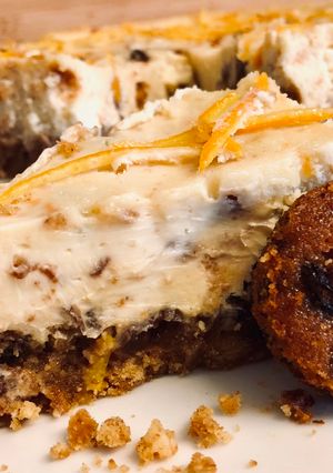 A picture of Christmas Cake Cheesecake.