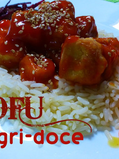 Foto de Tofu Agri-doce