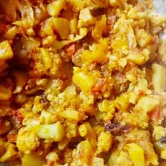 Fried Aloo Gobhi A picture of Fried Aloo Gobhi.