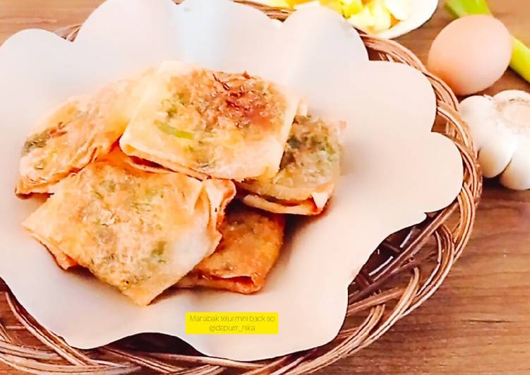 Resep Martabak telur mini bakso yang Menggugah Selera