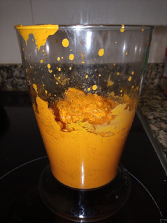 Una foto de Salsa de tomate con pimientos y cúrcuma "Medicinal"