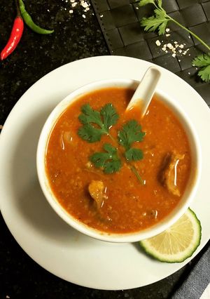 A picture of Mutton Oats Porridge.