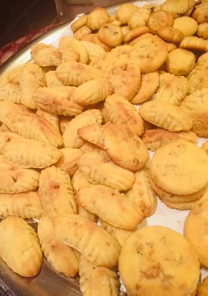 صورة لوصفة معمول فستق وجوز 😋😋