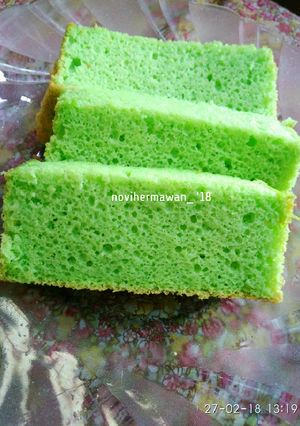 Foto resep Bolu pandan putih telur