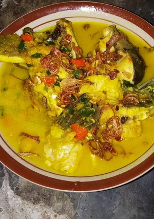 Foto resep Sayur ikan bumbu kuning