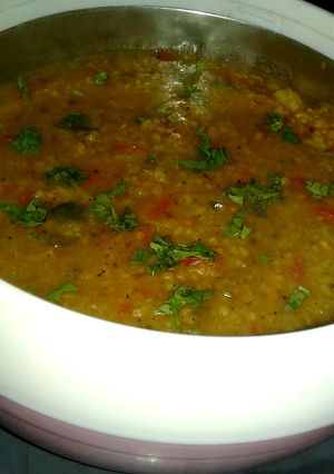 A picture of Chana Dal Masala Khichdi.
