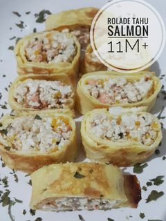 Foto resep Mpasi 11 bulan ROLLADE TAHU SALMON