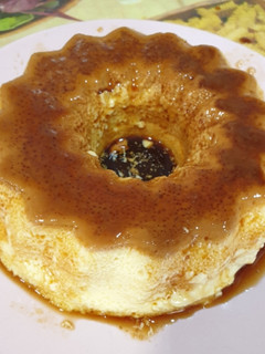 Una foto de Flan sin azúcar