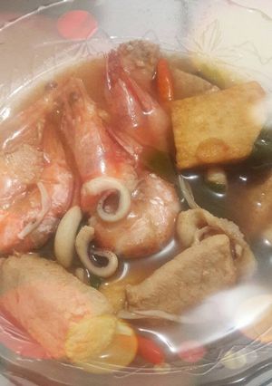 Foto resep Sup Seafood Kuah Tom Yam