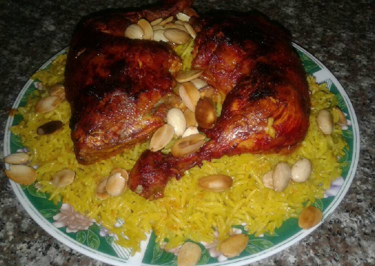 دجاج تندوري مع الارز ولا اطيب