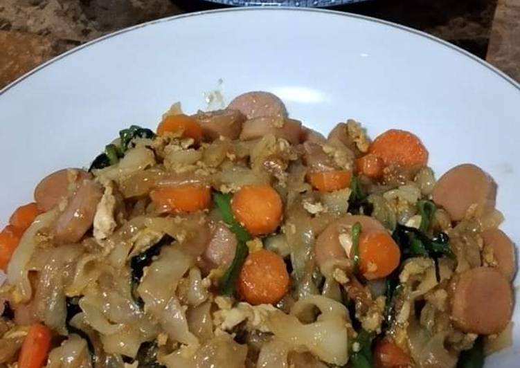 Langkah Mudah untuk Membuat Kwetiau goreng dgn minyak vco, Enak Banget