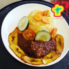 A picture of Carrot couscous.
