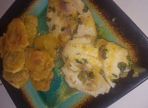 Una foto de Pescado encocado (de mi Ecuador)