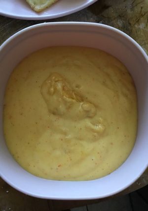 Una foto de Crema de queso Edam para nachos 🧀