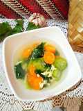 Sop gambas, pakcoy,wortel