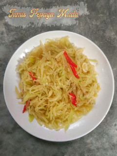 Foto resep Tumis Pepaya Muda