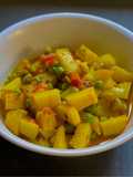 Olkopi Motor diye / German Turnip with peas